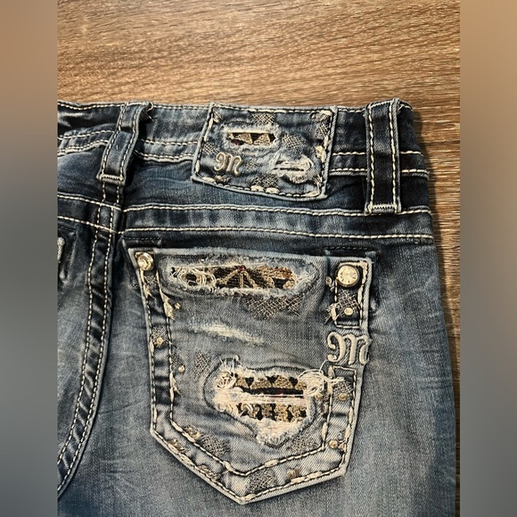 Miss Me Jeans Mid Rise Easy Ankle Skinny Jeans Size 27 - Picture 5 of 9